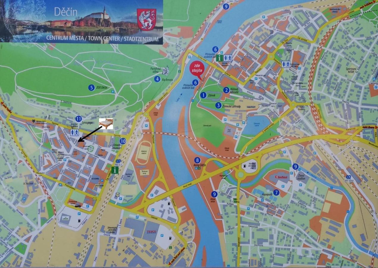 Booking Trzni Decin Kültér fotó